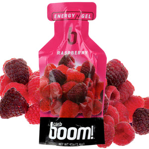 Carb Boom! Energy Gel 24-PACK - Raspberry
