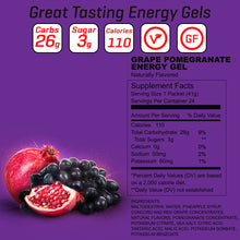 Load image into Gallery viewer, Carb Boom! Energy Gel 24-PACK - Grape Pomegranate
