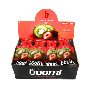 Carb Boom! Energy Gel 24-PACK - Strawberry-Kiwi